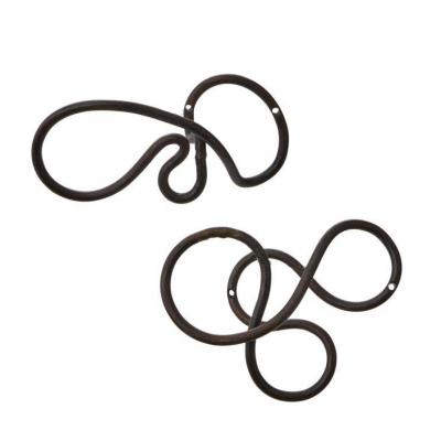 Hook - Rosario Wall Black 7" x 7"