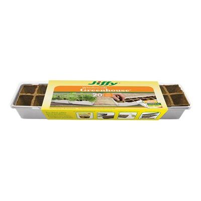 Jiffy Greenhouse Windowsill with Strips 20 cell