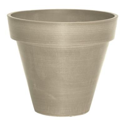 Planter - Round Band Taupe 4.25" x 4"