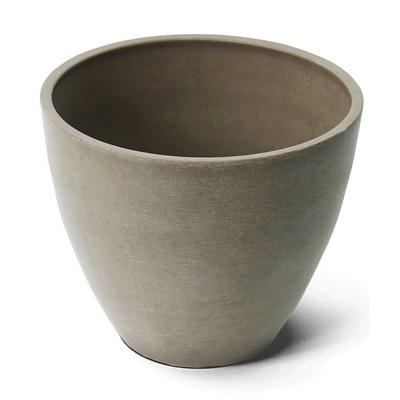 Round Curved Planter Taupe 10" x 8"