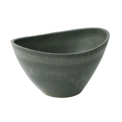 Wave Bowl - Algreen Valencia Chocolate Marble 16" x 12" x 10"