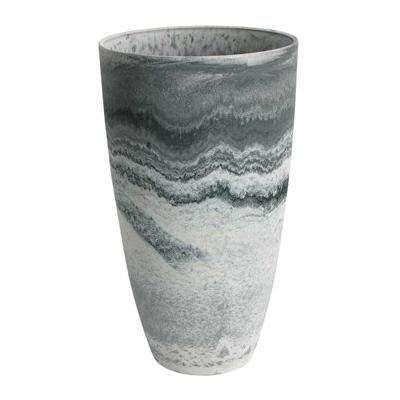 Curved Tall Vase Marble 26.5"