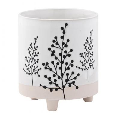 Planter - Berry Spray Footed