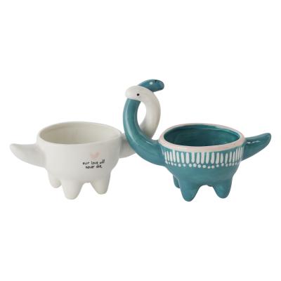 Planter - Dino Love - Set of 2 11.25" x 3.25"