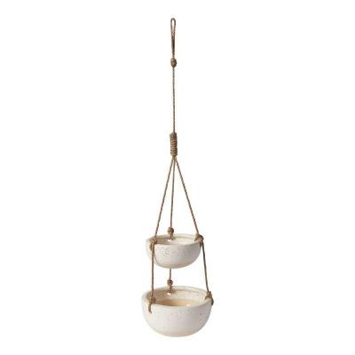 Planter - Hanging Pot White 7.25" x 31.5"