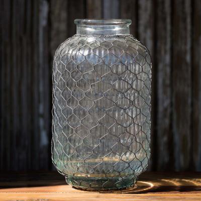 Pickle Jar with Poultry Wire 8.5" x 16"
