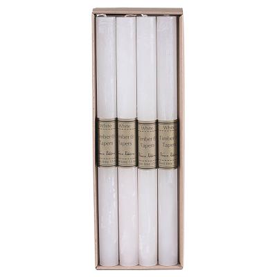 Candle - Timber Tapers White 12" x 0.75"