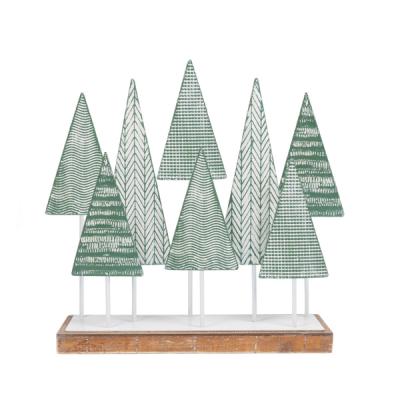 Mantle Décor - Embossed Tree 16.75" x 4"