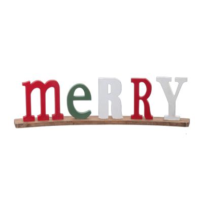 Table Decor - Curved "Merry"