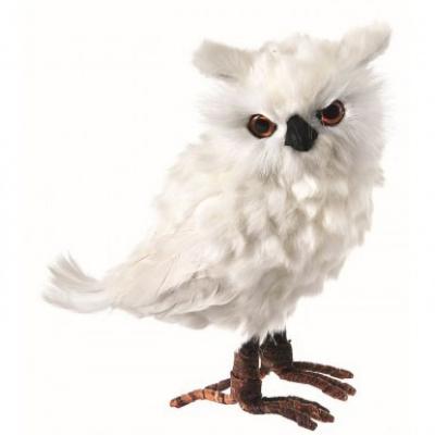 Owl - White Feather 11"