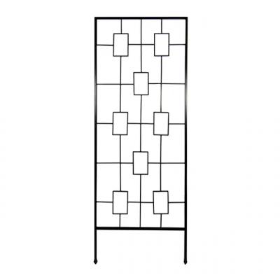 Trellis - Mid-Century Black 24" x 70"