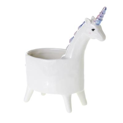 Planter - Lolly Unicorn 5.75" x 3"
