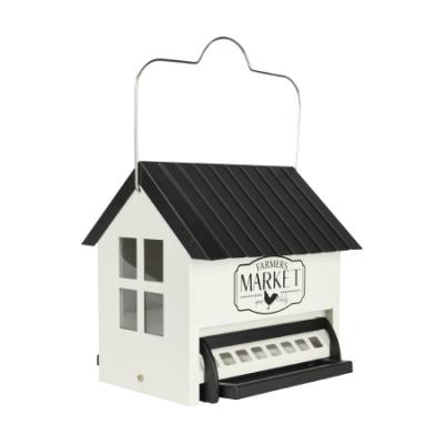 Feeder - Squirrel Shield Hopper White