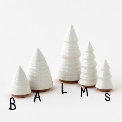 Tree - White Stoneware M